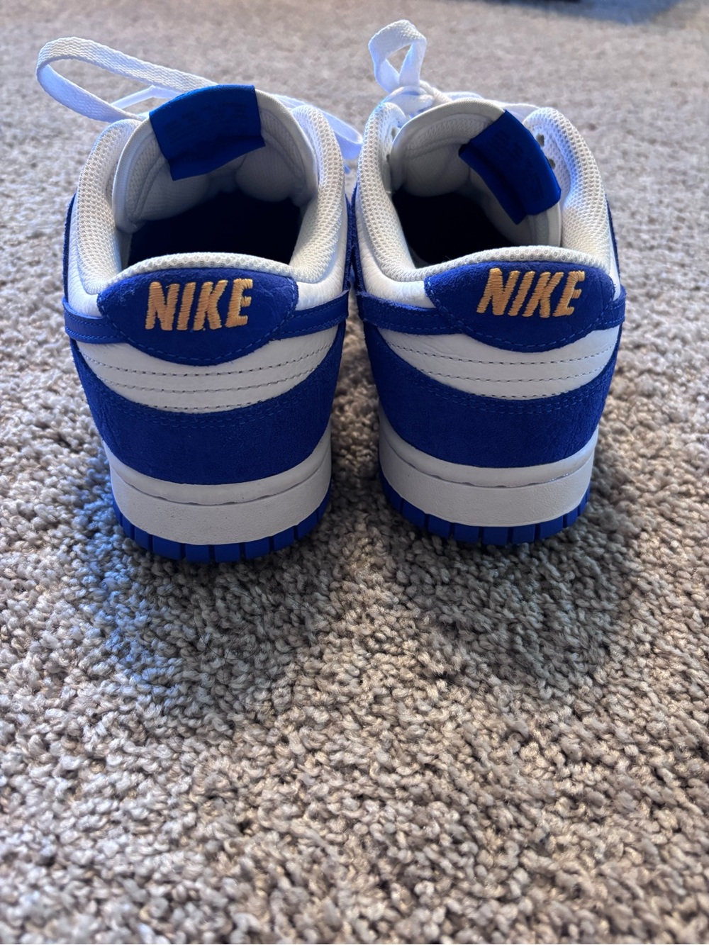 Nike dunks blue/white crocodile suede - Picture 5 of 6
